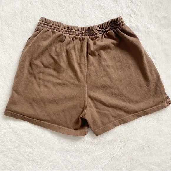 BRANDY MELVILLE | Brown embroidered lounge shorts - Picture 3 of 8